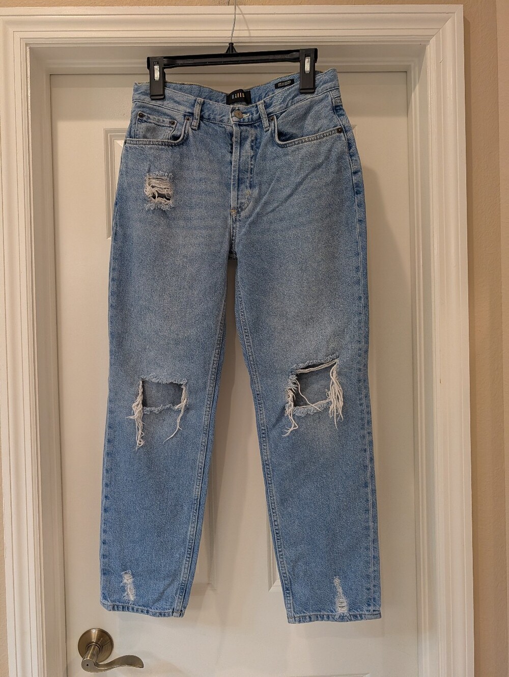 Rails The Atwater Slouchy Straight Distressed Jeans Size 26